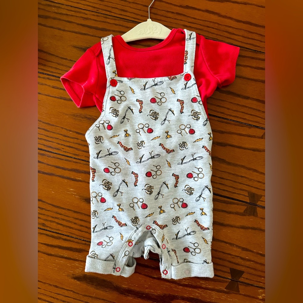 Harry Potter Toddler Short Overalls